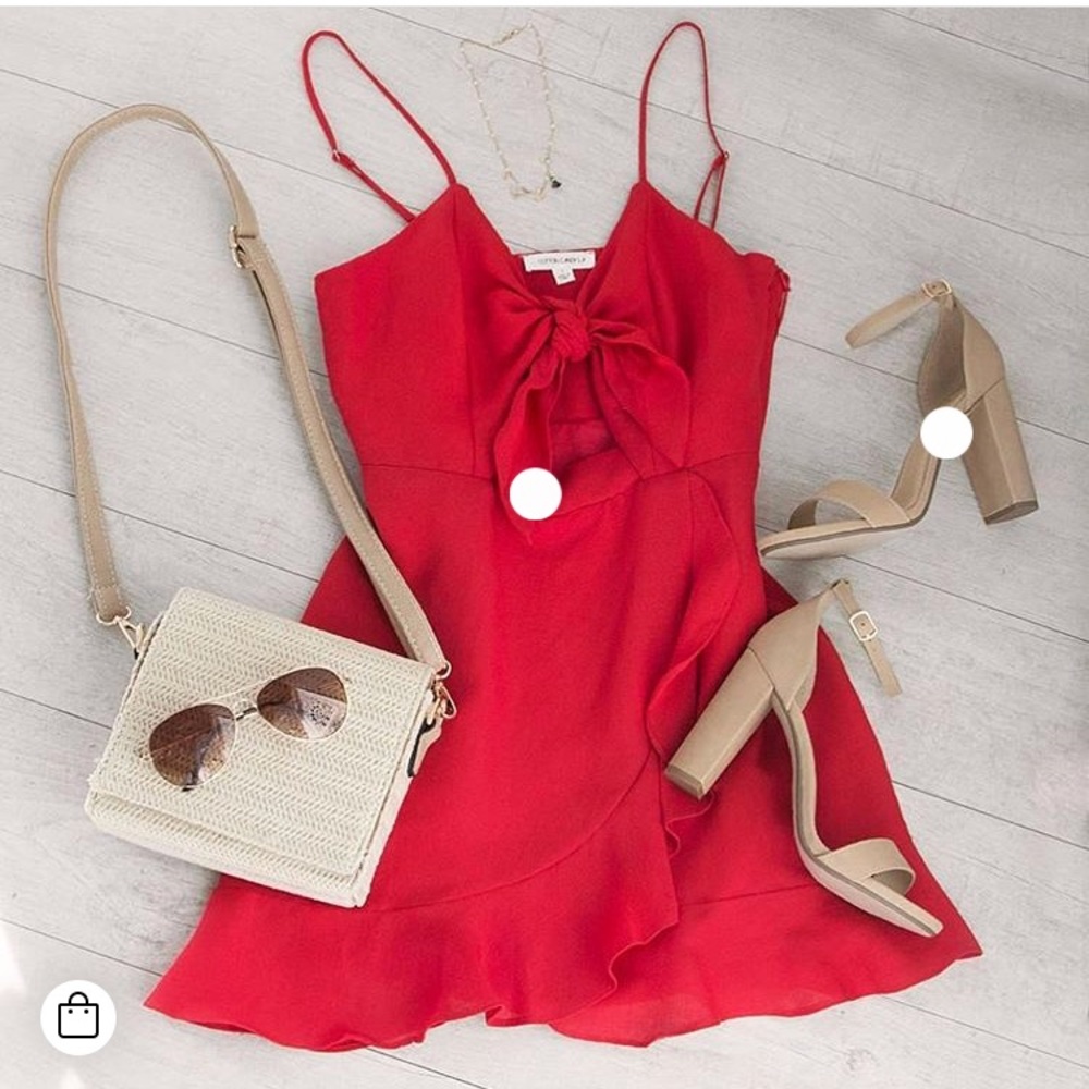 Red dress